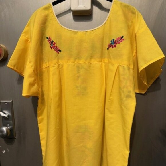 Embroidered Mexican / Pueblo Mini Tunic Dress - NWOT - Picture 13 of 16